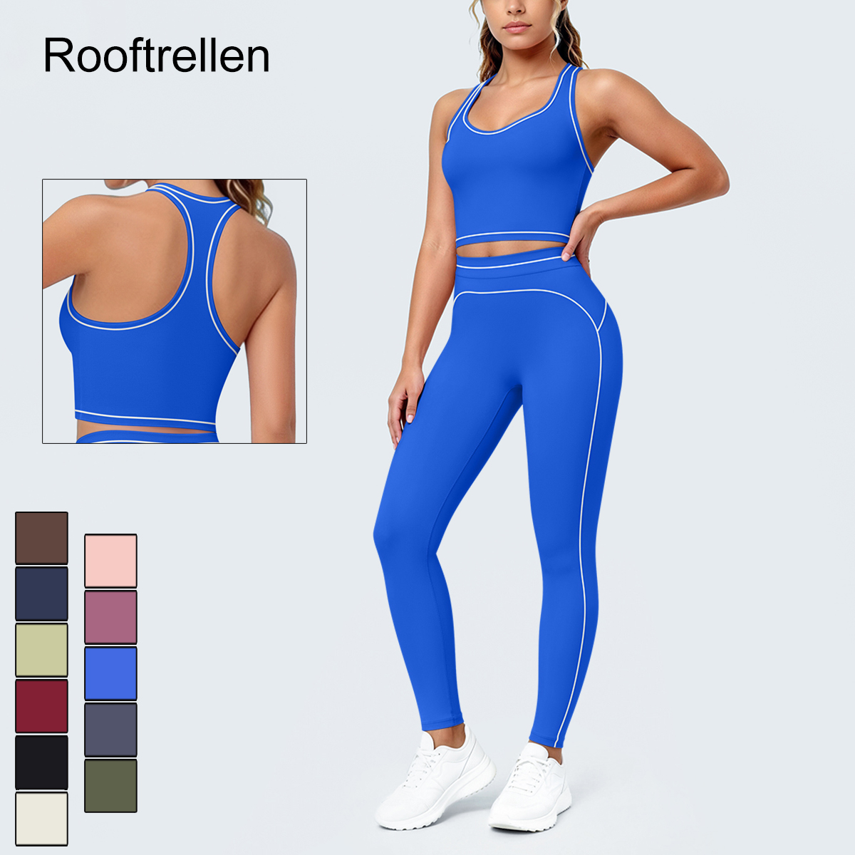 Crossfit Lifting - Damen Sommer Fitness Yoga Set Atmungsaktive