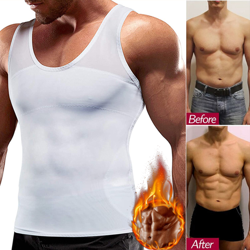 Crossfit Weight Vest - Männer Brust Kompression Shirt zu Verstecken