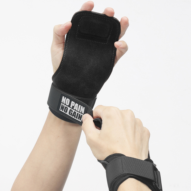 Crossfit Training Gear - Rindsleder Gym Griffe Handschuhe Gewichtheben Fitness