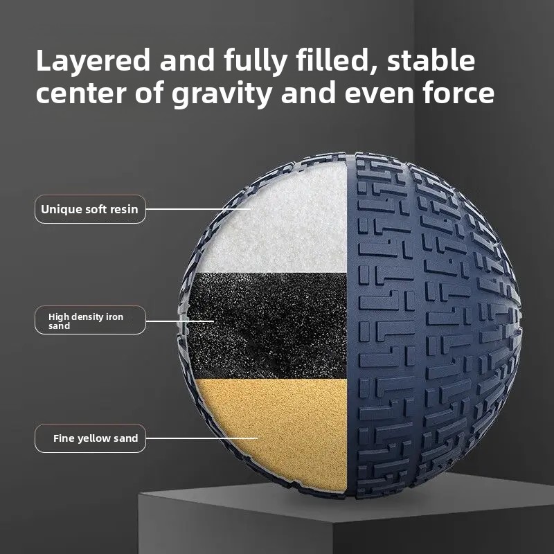 Crossfit Training Gear - Nicht-elastischer Soft-Slam-Wall-Ball, Schwerkraft-Boden-Smash-Ball für Yoga, Crossfit,