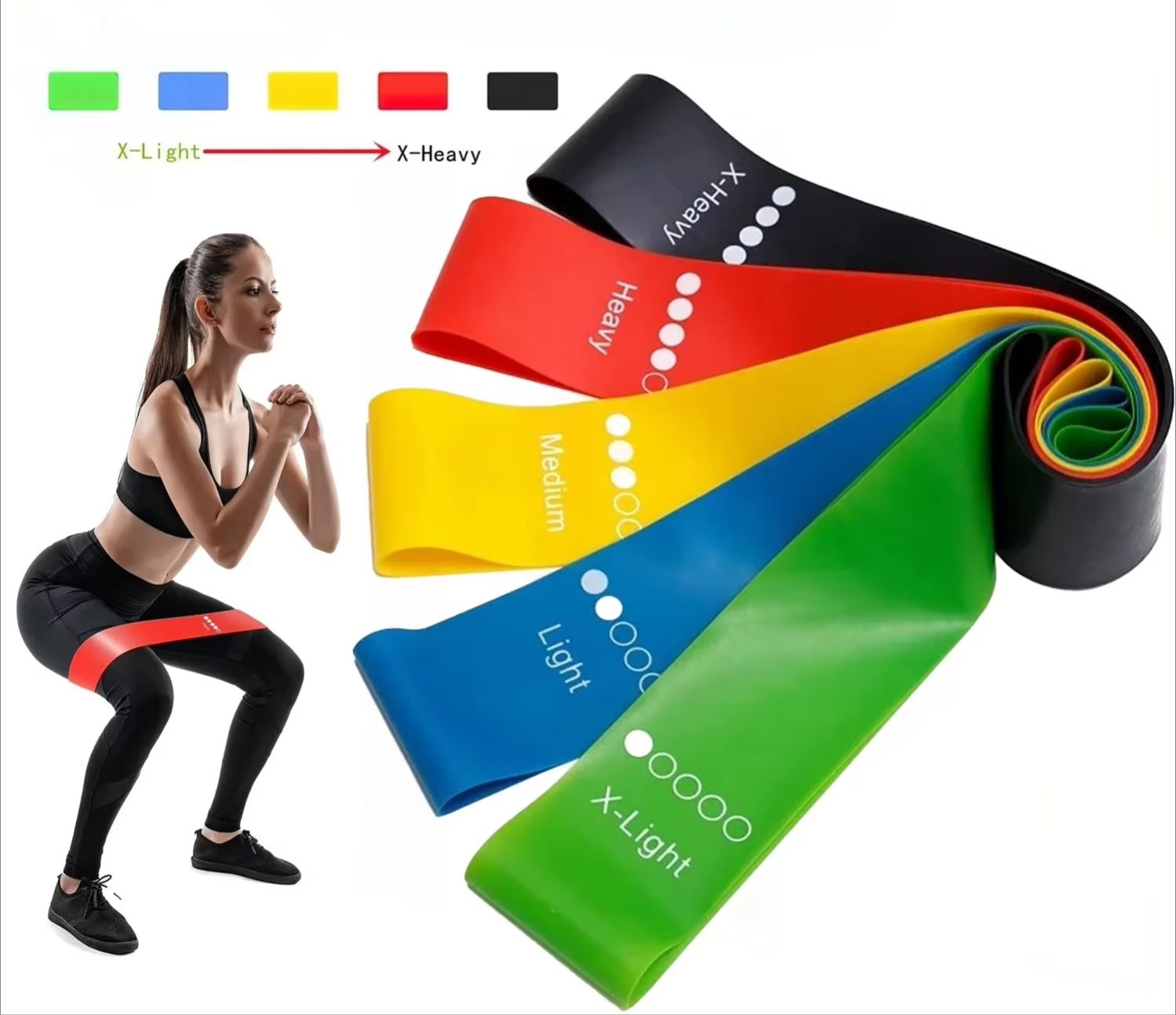 5-stufige tragbare Fitness-Tra – Crossfit Ga Bewertung und Preis