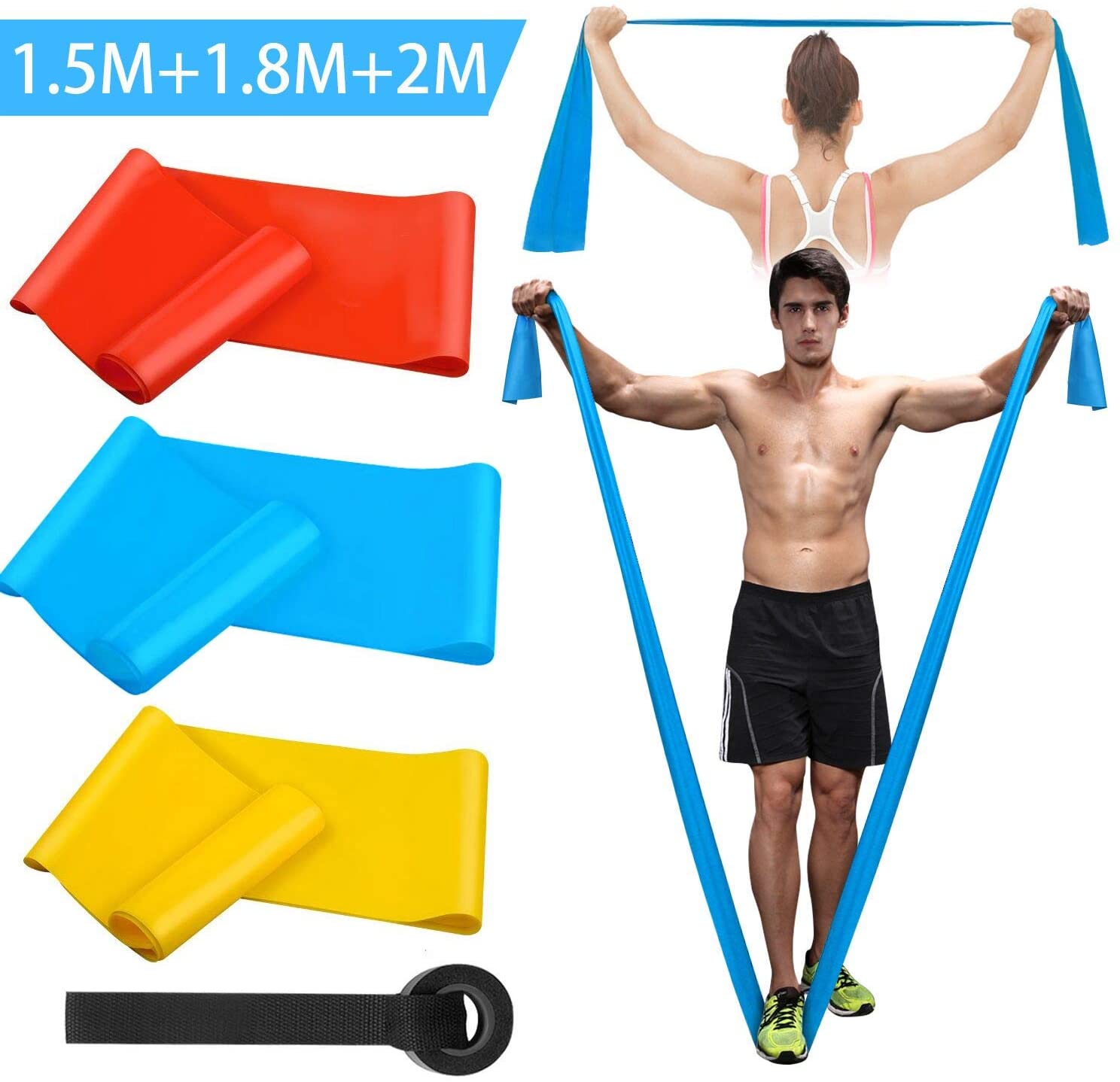 Elastische Fitnessbänder, 3 St – Crossfit Training Gear Bewertung und Preis