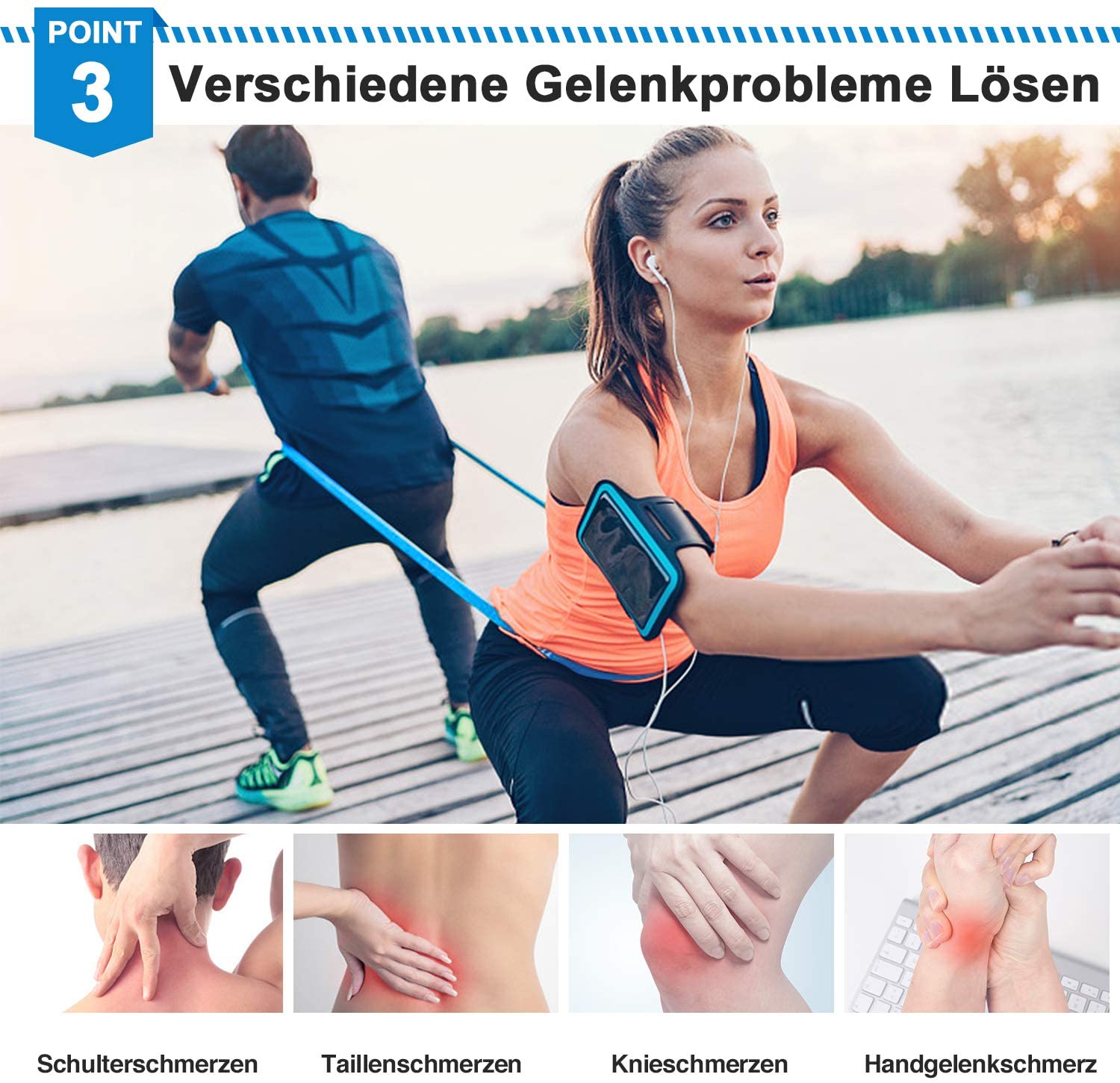 Elastische Fitnessbänder, 3 St – Crossfit Training Gear Bewertung und Preis