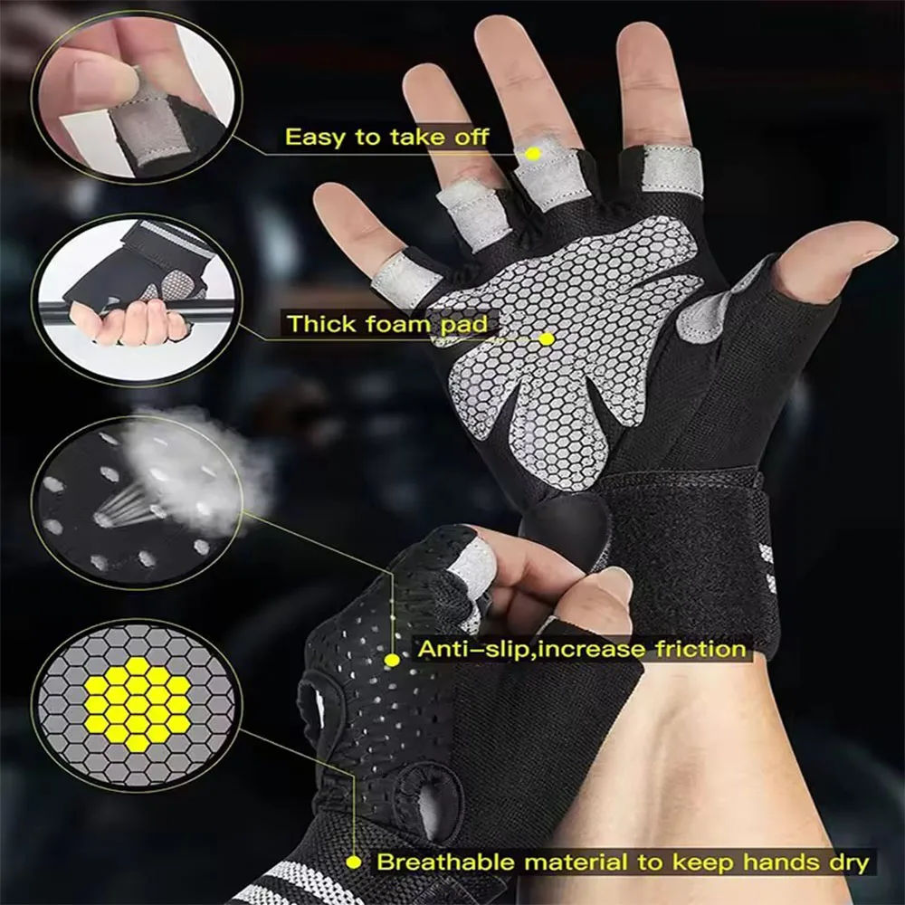 1 Paar Halbfinger-Gymnastik-Fi – Crossfit Training Gear Bewertung und Preis