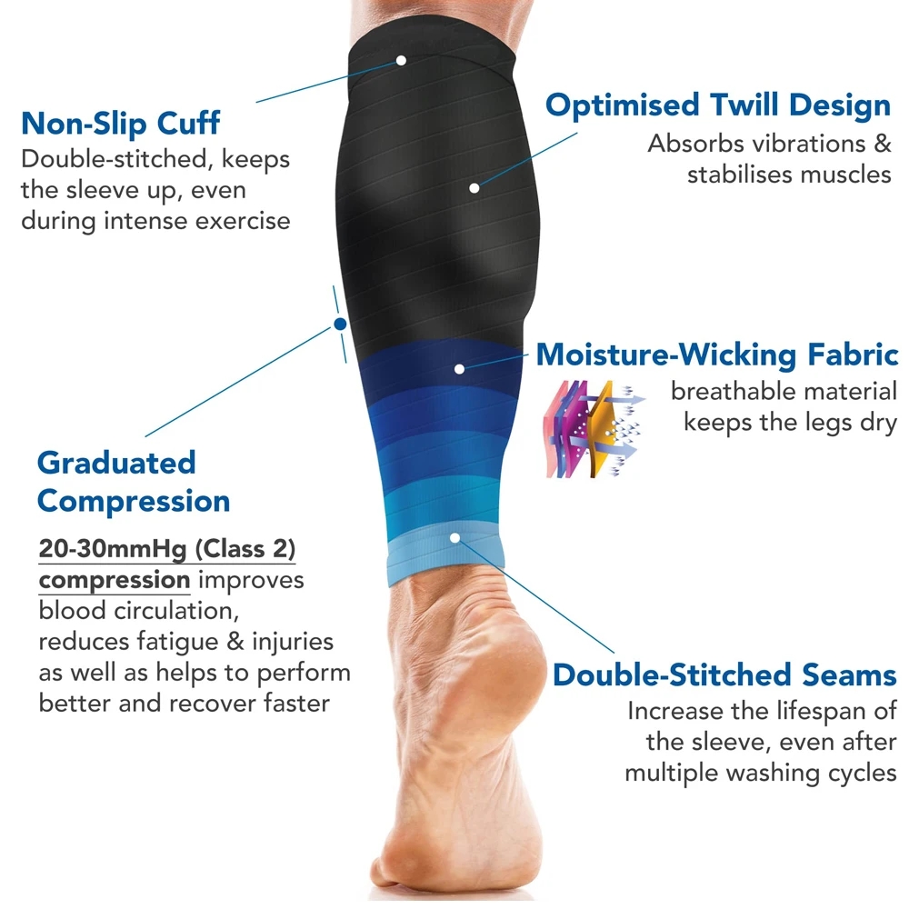 1 Paar Wadenkompressionsbandag – Knee Sleeve Pair Bewertung und Preis